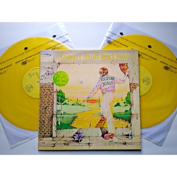 Elton John Goodbye Yellow Brick Road 1978 Vinyl LP Record Album COLORED Ltd Hype - Picture 1 of 10